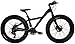 Produktbild Cicli Cinzia Fat-Bike Mountainbikes für Herren, 21 Gang, schwarz/rot, 24 "