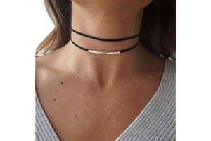 Conjunto de joyas de boda con cristales brillantes y diamantes de imitación de plata, collar y pendientes de novia para mujeres, niñas y damas de honor (juego de 3)