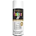Classic Signature - 2 x All Purpose White Matt Aerosol Spray Paint 400ml Quick Drying Spray,Fast Dry and Excellent Coverage for Metal, Wood, Plastic and More