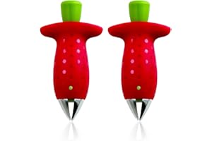 HDGSAFD 2 Stücke Erdbeerpedalentferner, Küchenwerkzeuge, Kreative Obstwerkzeuge, Multifunktionale Obst- Und Gemüsewerkzeuge.