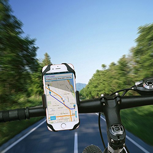 ipow Fahrrad Handyhalter, Stark Metall Fahrradhalterung fÃ¼r alle Smartphone und Fahrrad & Motorradlenker, geeignet fÃ¼r Handy & Navi wie iPhone X/8/7plus/6s/6 plus/SE, samsung, LG,usw.