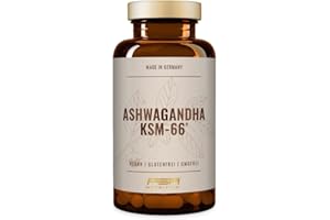 ‎FSA NUTRITION Ashwagandha KSM-66 organisch - 500 mg pro Kapsel - 5% Withanolide - 90 Kapseln - Vegan - FSA Nutrition