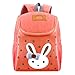 Produktbild Vox Tier Hase Kleiner Kinderrucksack Babyrucksack Mädchen Kindergartenrucksack mit Brustgurt Kindergartentasche für Mädchen Orange
