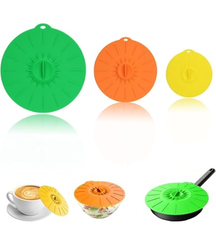 Copritazze In Silicone  Set Da 4  Coperchi In Silicone Multicolore Per Tazze Tazze E Teiere Copritazze Flessibili Coperchi Per Tazze Calde Per~p123468612
