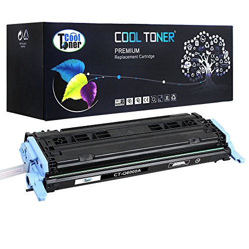 Cool Toner kompatibel Toner fuer Q6000A Tonerkartusche kompatibel fuer HP Color LaserJet 2600N 1600 2605N 2605DN 2605DTN, CM1015 MFP CM1017 MFP, kompatibel Q 6000A(Schwarz, 2.500 Seiten)