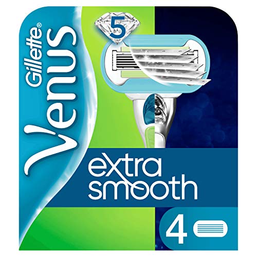 Gillette Venus Extra Smooth Women's Razor Blade Refills with 3 Curve-Hugging Blades