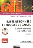 Image de Bases de données et modèles de calcul : Outils et méthodes pour l'utilisateur, Cours et exercices corrigés, Licence 1re et 2e années - IUT - BTS