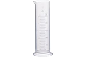 Neolab 4037 Measuring Cylinder, Low Form, 250 ml – 10 ml – Polypropylene – Round Base