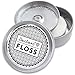 Produktbild DOCTORS FLOSS | Die wohl schönste Zahnseide der Welt | in Metall-Dose, nachfüllbar | vegan | Minze-Aroma | leicht gewachst | 2x 100m | Geschenkidee (Classy Asphalt)