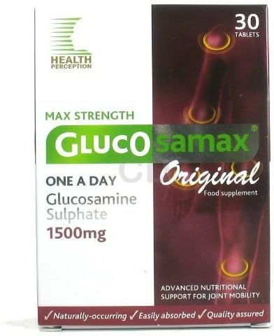 Glucosamax Original 30 Tablets Glucosamine Sulpate 1500mg