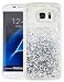 Produktbild Samsung Galaxy S7 Edge/G935F/S7 Edge Duos Hülle Glitzer ISENPENK Transparent Durchsichtig Samsung Galaxy S7 Edge/G935F/S7 Edge Duos Hülle Silikon,Ultra Slim TPU Liquid Fließen Flüssig,Schutzhülle Muster Kristall Schutz Handy Hülle Case Back Cover Tasche[Pattern 5]