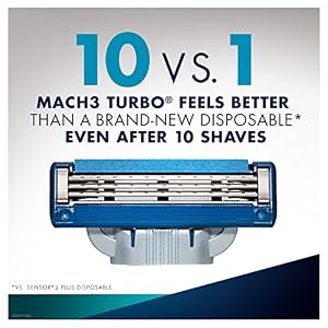 Gillette Mach 3 Turbo Manual Razor Blades - Image 2