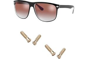 HICYCLE2 Tornillos de repuesto para kit de reparación de lentes de sol Ray ban RB4147 BR4184 RB4190 RB4175 (juego de 4), destornillador (dorado)