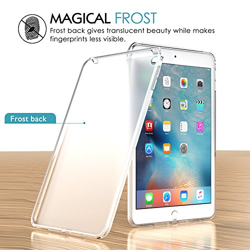 MoKo Hülle für iPad Mini 4 – Flexible TPU Schale Schutzhülle Hülle Case Cover Etui Tasche Bumper für Apple iPad Mini 4 2015 Genaration 7.9 Zoll IOS Tablet,Transparent - 5