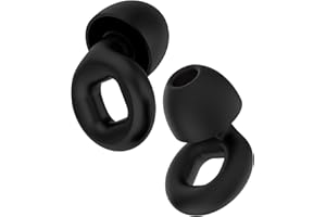 IMPODITIONGS Tapones Oídos Ruido Dormir, Tapones para Dormir Anti Ronquidos y Conciertos, Tapones para Oídos Reutilizables, Ideales para Músicos, DJs, Dormir y Ambientes Ruidosos(Negro)
