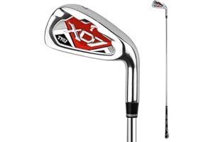 ACHETE Hierro de palo de golf n.º 7 para hombres y mujeres, palo de práctica de columpio, de acero/grafito, para principiantes, mano derecha, palos de golf individuales