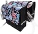 Produktbild TJ-L-04 Fahrradtasche JENNY LONG Flower SKY Satteltasche Gepäckträgertasche 2 x 14 Liter Blumen
