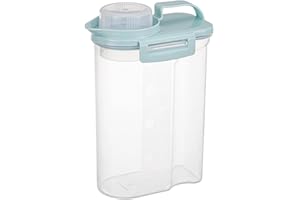 FULENYI almacenamiento arroz, dispensador arroz 2,5 kg, almacenamiento cereales, almacenamiento alimentos, caja cubo