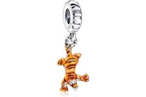 CWOne Designs Sterling Silver Character Charms For Pandora Disney Charm Bracelets and Necklaces