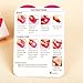 Charites Reusable 10 Sizes Nail Polish Stencil Kit Nail Gel Molds Nail Edge Skin Barrier Maincure Tool Pink