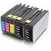 Produktbild ms-point® 5 kompatible XXL Druckerpatronen mit Chip für HP OfficeJet Pro 251DW 276DW 8100 8600 8610 8615 8620 8630 8640 8660 ersetzt Nr. 950 951 CN045AE CN046AE CN047AE CN048AE