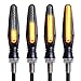 Produktbild Kinstcks 4PCS Motorrad Indikatoren fließende Blinker Motorrad Anzeigen 12V 12 LEDs Lampen für Motorrad Motorrad Roller Quad Cruiser Off Road (Aktualisierte Version)