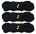 Produktbild 3x 10m Bondageseil Bondage Seil 3x 10 Meter Fesselseil schwarz rot weiß (3x 10m Schwarz)
