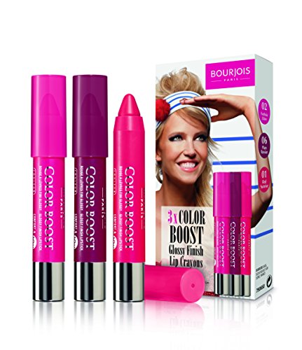Bourjois Color Boost Geschenkset 3 x Lip Crayon