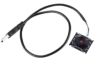 Artesanía perfecta - Keenso 1.3 Millones de píxeles Módulo de cámara USB con lente gran angular de 60 ° con chip HM1355