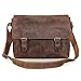 Produktbild Aszhdfihas Crossbody Reise Messenger Taschen Mens Vollnarbenleder Laptop große Aktenkoffer Business Messenger Bag Satchel für Arbeit und Schule (Farbe : Kaffee)