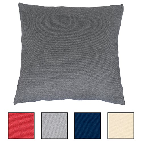 "Das Kissen Deiner Träume" Relaxkissen für Bett, Couch-und Sofa mit softweicher Füllung und Bezug in 5 Farben zur Auswahl. Kopfkissen, Sofakissen, Dekokissen Größe 60x60 cm