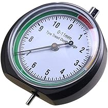 Misuratore Di Profondità Battistrada Pneumatici - Scala 0-11 Mm, Con Borsa, Per Auto, Moto, Camion