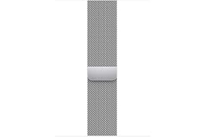 Apple Watch Band - Milanaise Armband - 45 mm - Silber - Regular