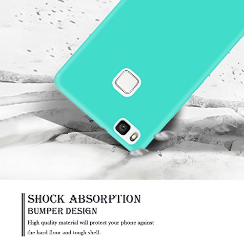 Funda Huawei P9 Lite  SpiritSun Soft Carcasa Funda Dise  o Mate Opaco Ultrafina TPU Bumper para Huawei P9 Lite  5 2 pulgadas  Suave Silicona Piel Carcasa Ultra Delgado y Ligero Goma Flexible Anti-ara  azos Anti Golpes Parachoques Protectora Carcasa - Azul