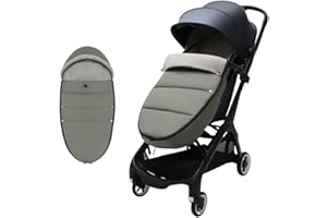 Alimos Pram Footmuff - Cosy Toes Fit Toddler for Stroller & Buggy Warm and Soft Polar Fleece Lined Foot Muff Waterproof (Green)