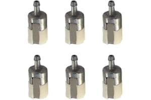 HURI 6x Benzinfilter Kraftstofffilter für GX22 GX25 GX31 GX35 HLT422 ULT425 UMK431 UMK435 HHB25 HHH25 HHT31S HHT35S WX10 FG110 Rasentrimmer Ersetzt 17672-Z0H-003