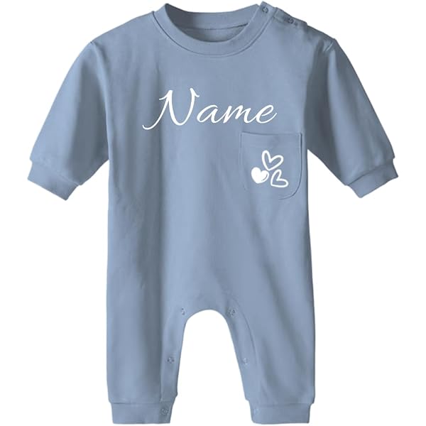 Zigozago Baby Overall Aus Baumwollsamt – Strampler Mit Fuß Und Herz-Stickerei, Größe 1 Monat (56 Cm)
