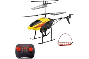 ODS - Radiofly, Sky Mission, Hélicoptère radio commandé pour enfants, treuil avec accessoire de conteneur, 6 fonctions, charge USB, âge recommandé + 8 ans