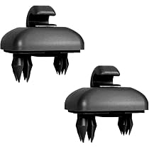 Lot De 2 Clips Pare-Soleil Voiture Audi A3 A4 Q3 Q5 A7 - Clip Visor 8E0 857 562 Noir Gris