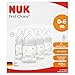 NUK First Choice+ 150ml Bottle with Size 1 Silicone Teat (0-6m) 4 Pack