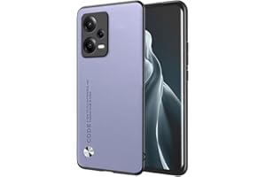 EASSGU Funda para Redmi Note 12 Pro+ 5G / Redmi Note12 ProPlus (6.67" Inches), Carcasa de Teléfono de Estilo Empresarial con Respaldo de PU Cuero - Púrpura Claro
