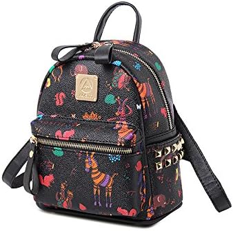 Otomoll Gorgeous Printing Women Backpack High Quality Pu Leather Star Preppy Style School Bags For Teenagers Girls Top-Handle Backpacks