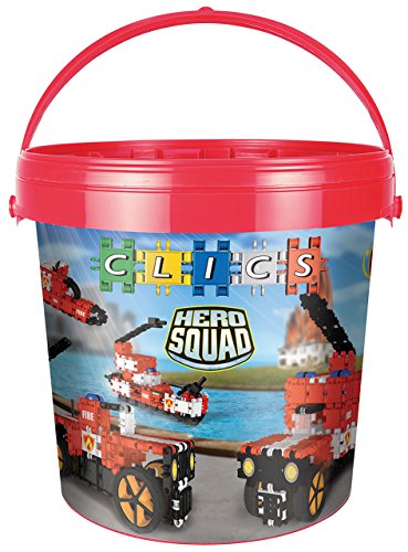 Clics Toys - Héroes Bomberos Barril, 8 Modelos en 1 (BBM NV CD004)