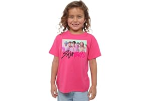 Kpop Demon Hunters K-Pop Demon Hunters-Saja Boys Photo Frame Kids T Shirt, White Mixte Enfant