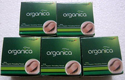 5 Spool x 300m Organica Organic Cotton Eyebrow Threading Thread - India