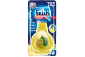 Finish Calgonit Lot de 4 désodorisants pour Lave-Vaisselle au Citron 60 lavages