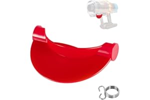 Fixbetter Pojemnik na kurz czerwony przełącznik do Dyson V10, V11, V12, V15, ogromny absolutny pojemnik na odkurzacz uchwyt do zwalniania części zamiennych