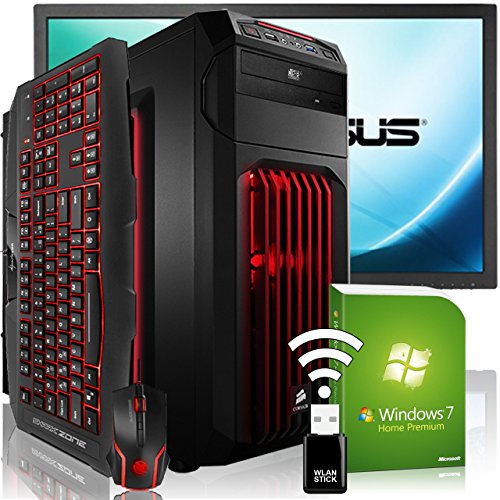 AGANDO Extreme Gaming PC-Komplettpaket | AMD FX-8320 8x 3.5GHz | GeForce GTX1080 Ti 11GB, Palit JetStream | 16GB RAM | 240GB SSD | 1000GB HDD | DVD-RW | MSI Gaming Mainboard | USB3.0 | Killer LAN | AUDIO-BOOST | 60cm (24") TFT | Gaming-Tastatur | Gaming-Maus | WLAN | Win 7 HP | 36 Monate Garantie | Computer für Multimedia, Gaming, Büro/Office