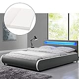 stabile Konstruktion aus MDF mit gepolstertem Kunstlederbezug