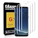 Produktbild YSYS [ 3 Stück ] Samsung Galaxy S8 Schutzfolie S8 Panzerglas, 3D Gebogen gehärtet [Blasenfreie] [9H Härte] [HD klar] [Anti-Kratzen] [Einfache Installation] Glas Bildschirm Film für Samsung Galaxy S8